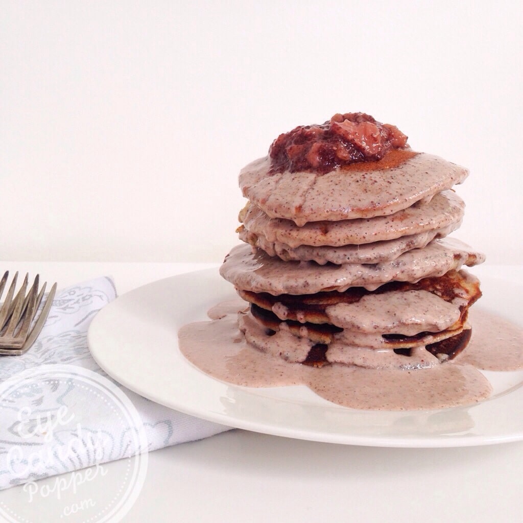 Fluffy Grain-Free Pancakes with Maple Syrup Alternative ...